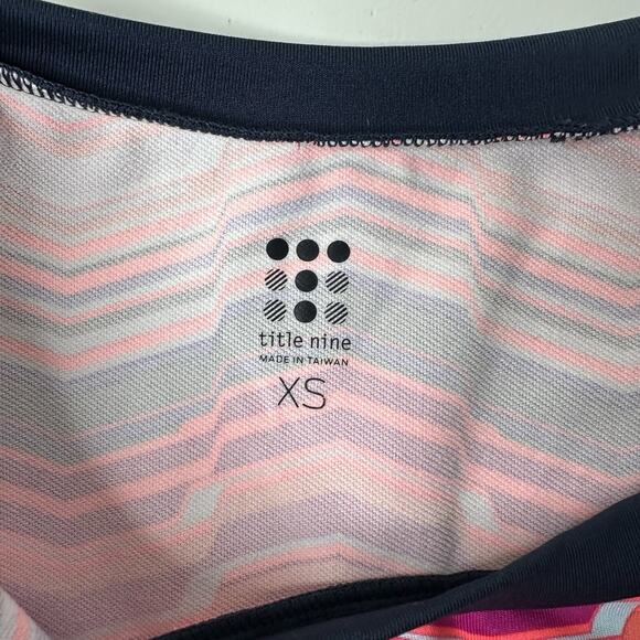 Title Nine Dress Womens XS Multicolor Popover Stretch Tennis Vibrant Active - Picture 7 of 11